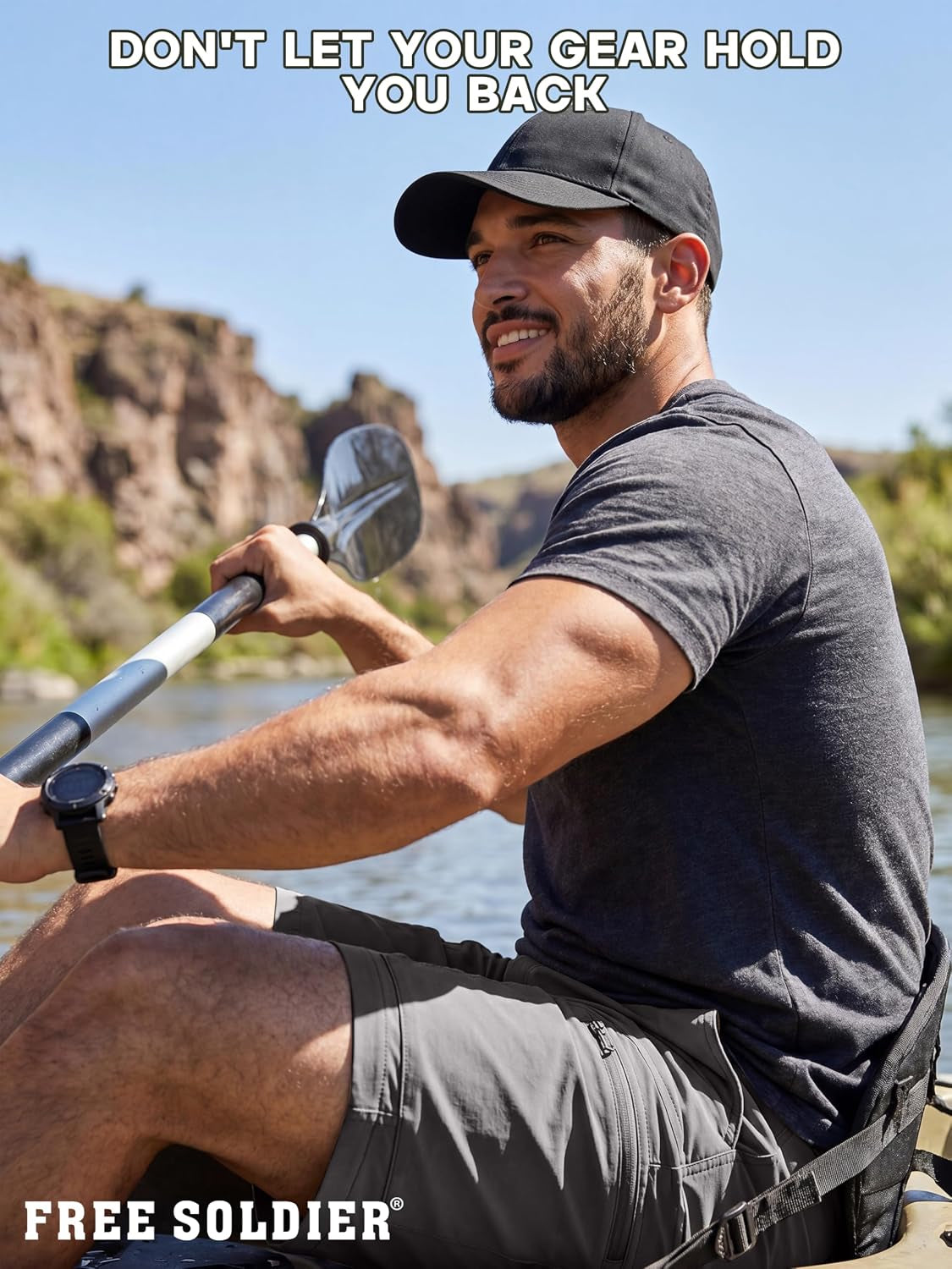 Men'S Cargo Hiking Shorts with Belt Lightweight Quick Dry Tactical Shorts with Pockets for Casual Work Golf