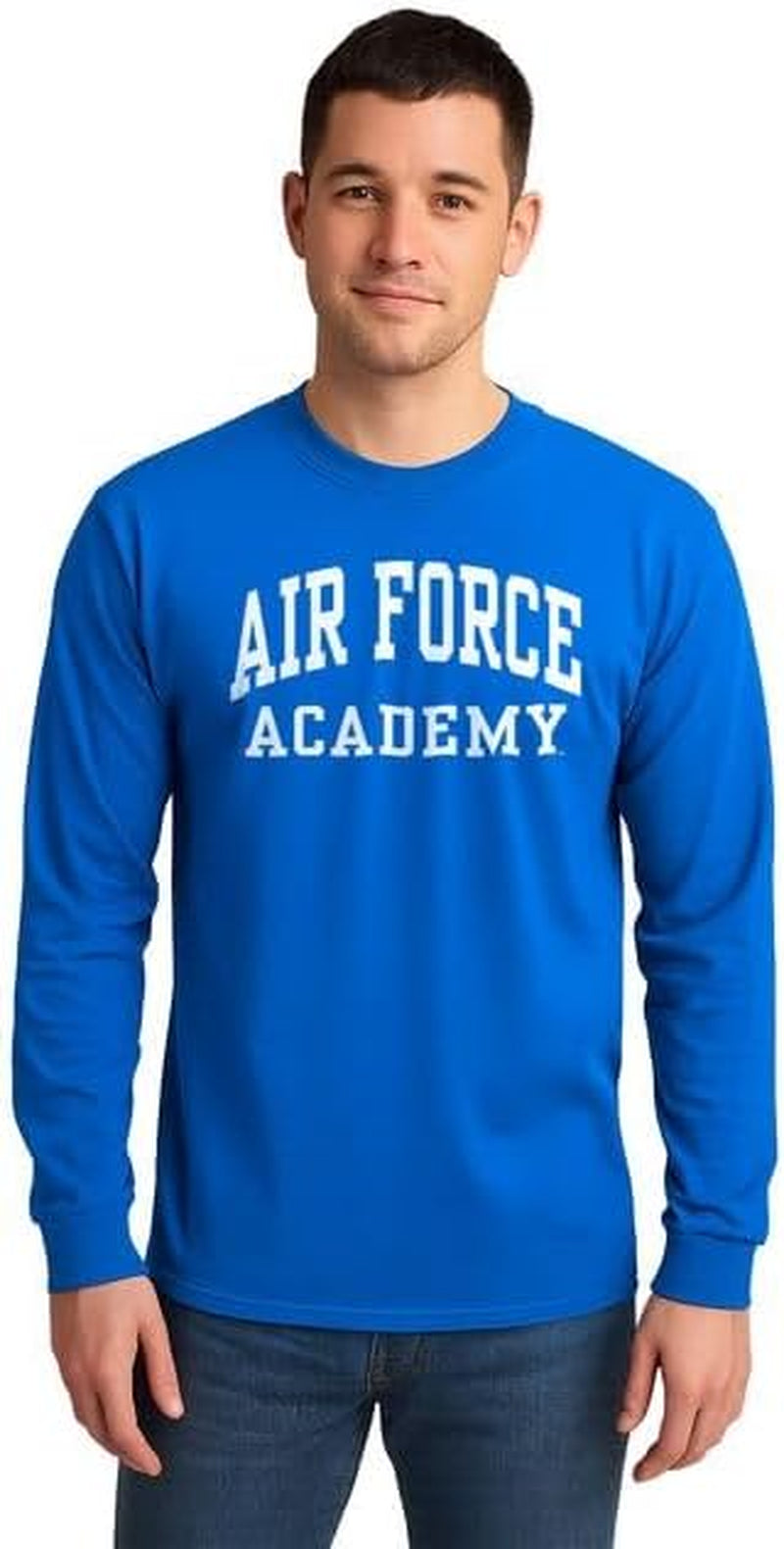 Mens Classic - Cotton Long Sleeve T-Shirt with Classic Logo