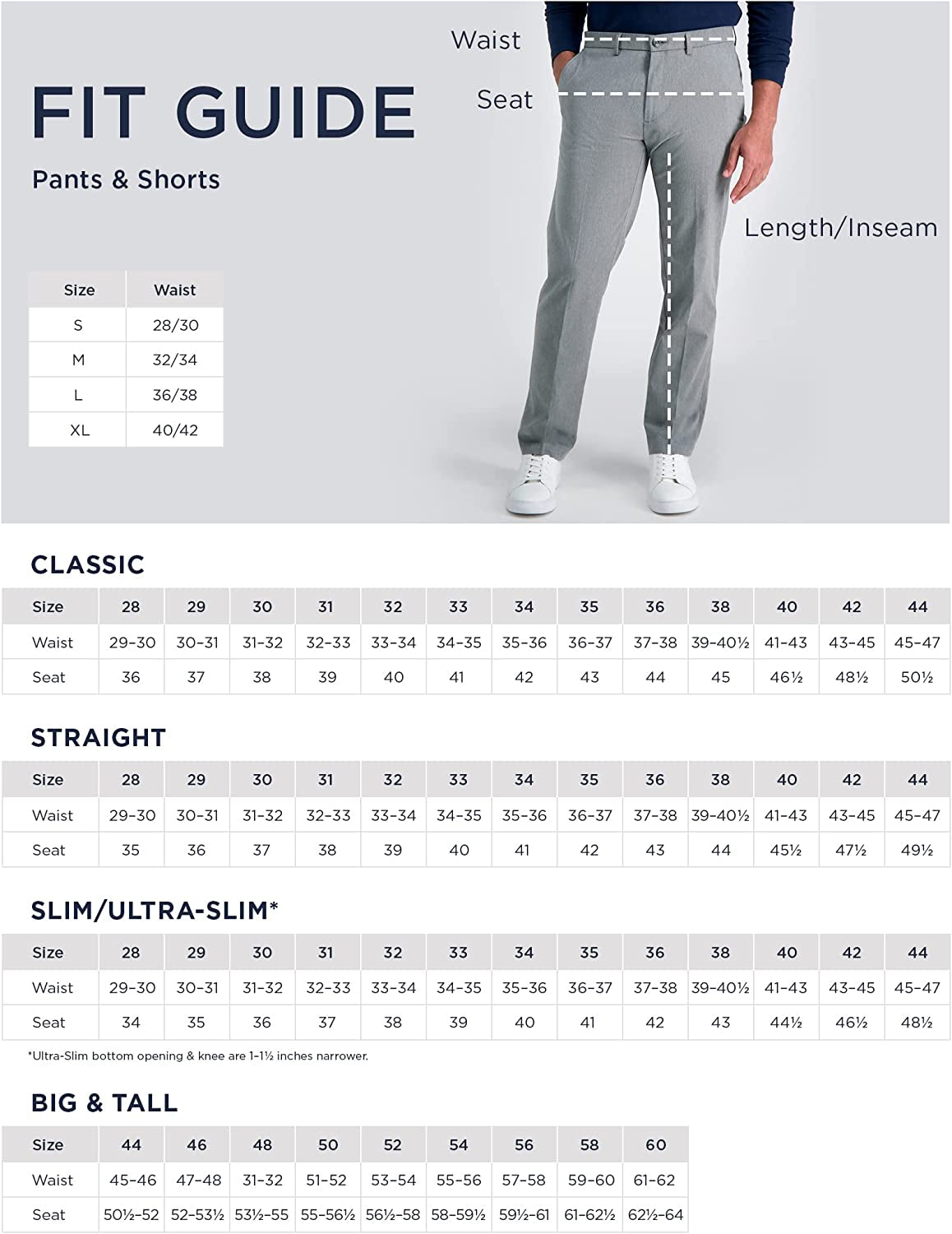 Men'S Premium No Iron Khaki Classic Fit Pleat Front Pant (Regular and Big & Tall Sizes)