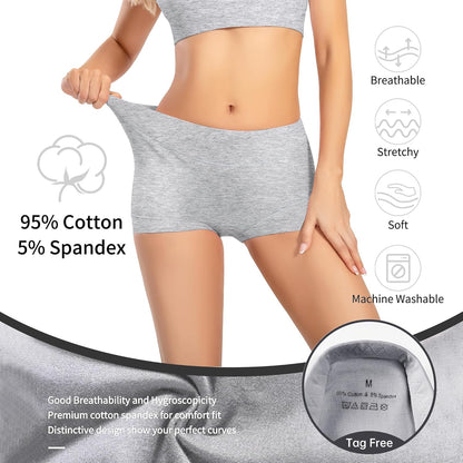 Boy Shorts Underwear for Women - Boxers for Women, Women'S Cotton Underwear Boyshorts